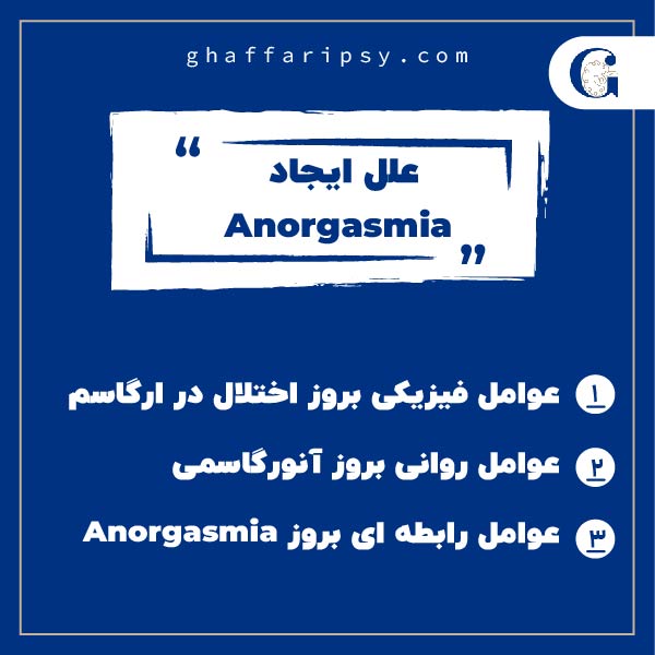 علل ایجاد Anorgasmia
